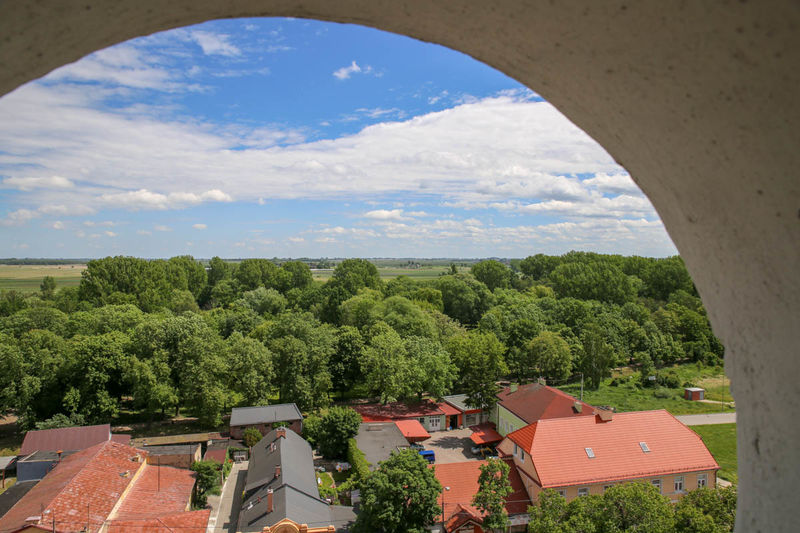 Zwiedzanie Zamku w Łęczycy - widoki z wieży widokowej