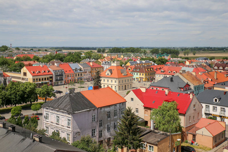 Zwiedzanie Zamku w Łęczycy - widoki z wieży widokowej