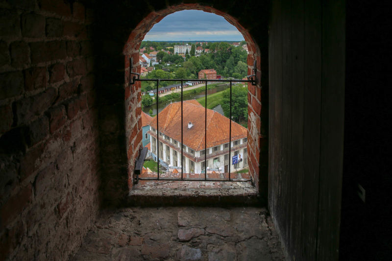 Widok z wieży widokowej w Zamku - Lidzbark Warmiński