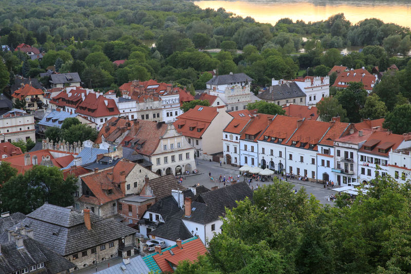 Widok z Góry Trzech Krzyży w Kazimierzu Dolnym