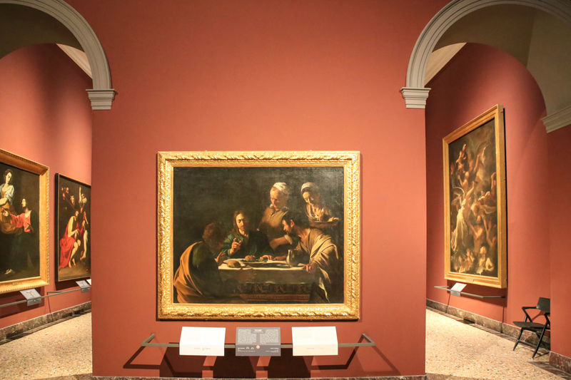 Pinakoteka Brera w Mediolanie - 'Wieczerza w Emmaus', Caravaggio