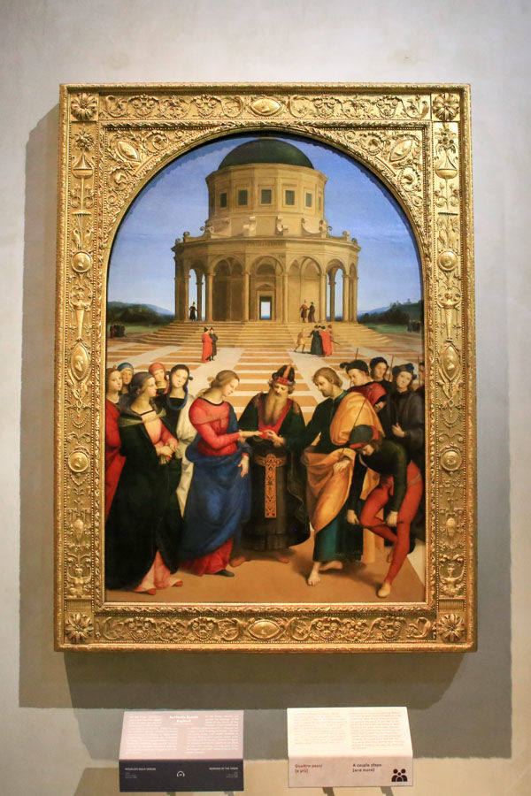 Pinakoteka Brera w Mediolanie - Zaślubiny Marii z Józefem, Rafael Santi