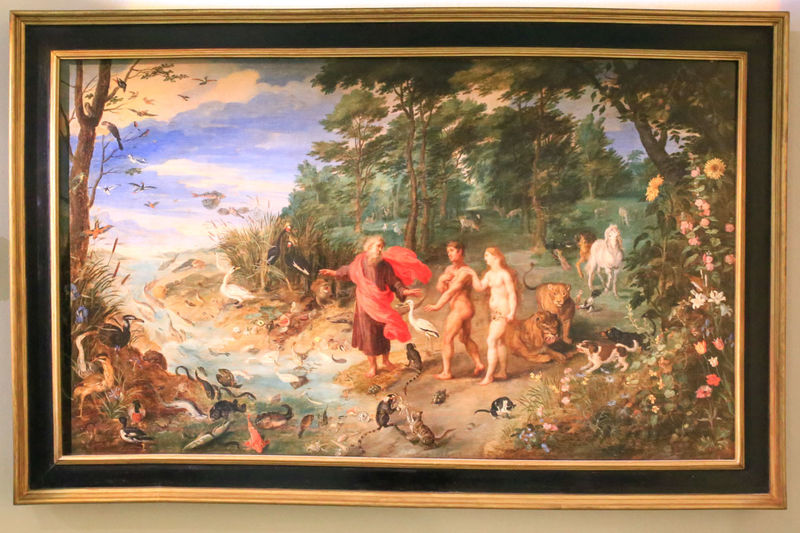 Pinakoteka Ambrozjańska w Mediolanie - jedna z prac Jana II Brueghela