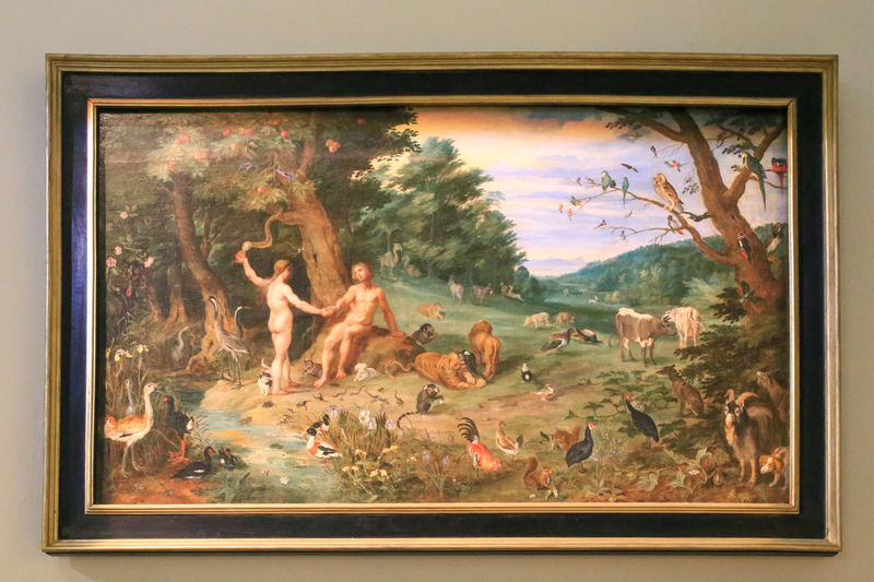 Pinakoteka Ambrozjańska w Mediolanie - jedna z prac Jana II Brueghela