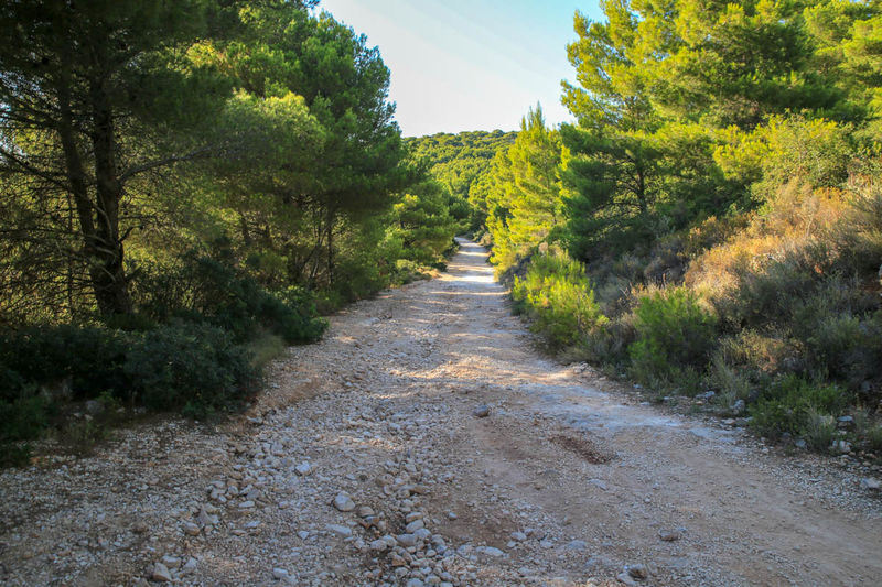 W drodze do punktu widokowego na formacje skalne - Przylądek Keri, Zakynthos