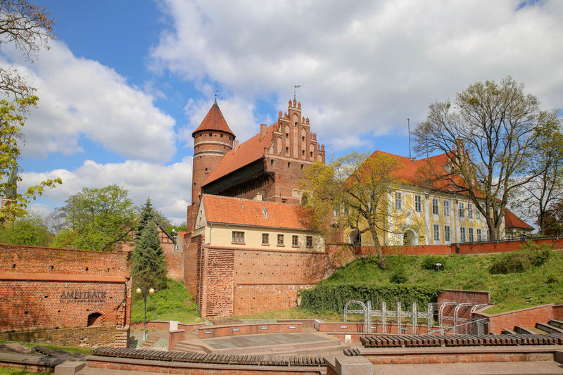 Widok na Zamek w Olsztynie