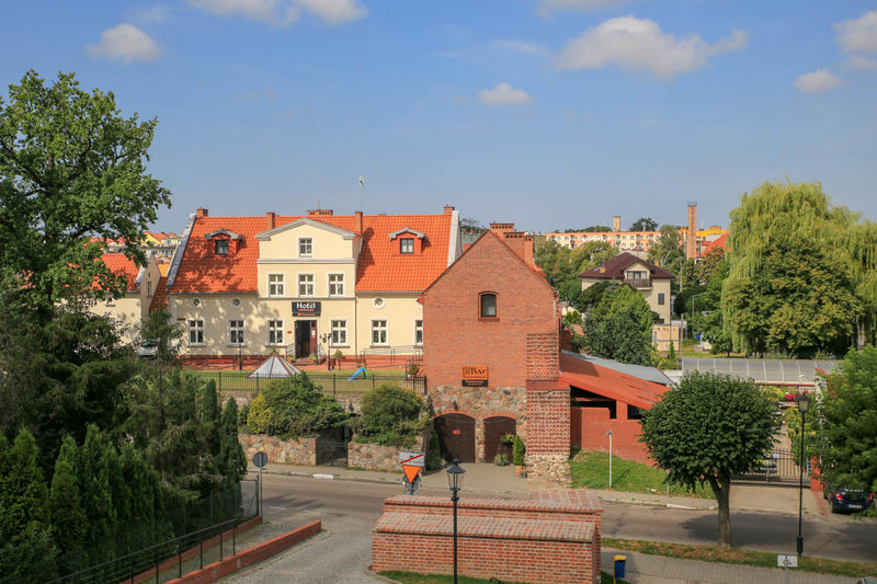 Widok z murów Zamku w Działdowie