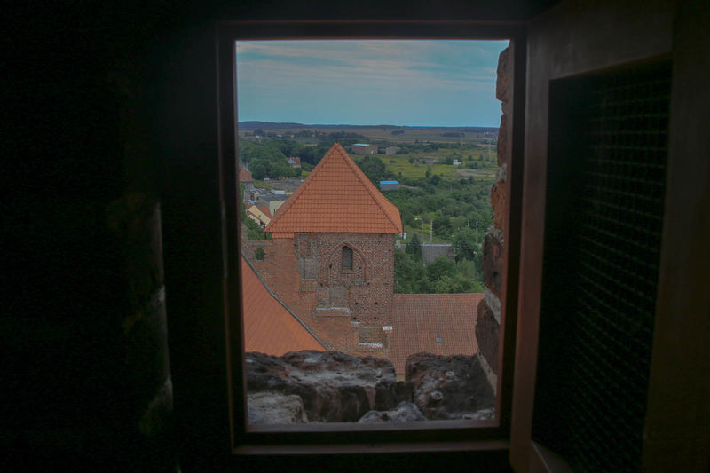 Na wieży widokowej Bazyliki św. Jerzego w Kętrzynie