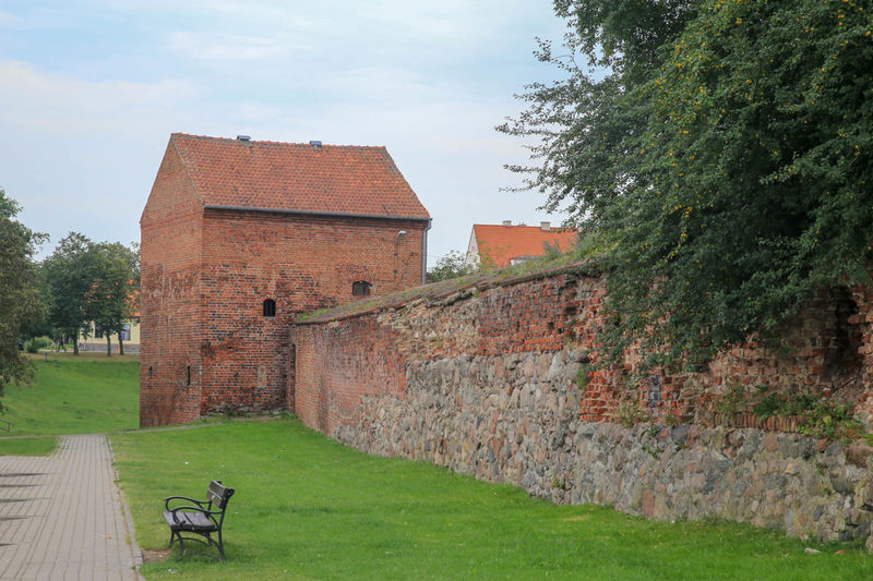 Fragment murów obronnych w Kętrzynie