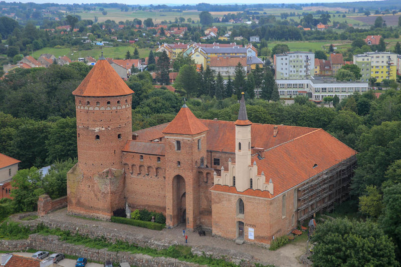 Reszel - widok z wieży widokowej kościoła św. Piotra i Pawła