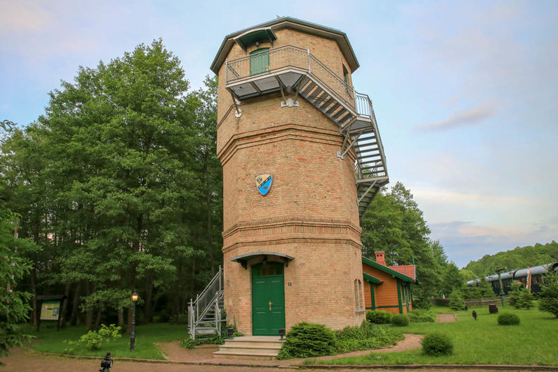 Wieża ciśnień - Dworzec Białowieża Towarowa