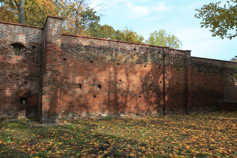 Fragment murów obronnych w Słupsku