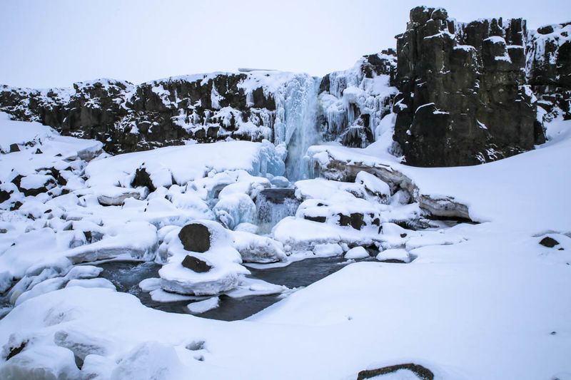 Wodospad Öxarárfoss - Park Narodowy Þingvellir (Thingvellir), Islandia