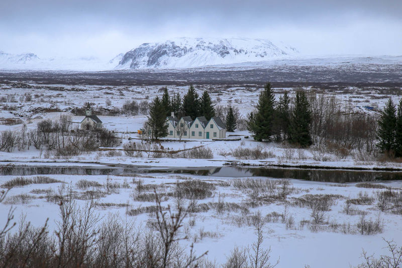 Widok na Park Narodowy Þingvellir (Thingvellir), Islandia