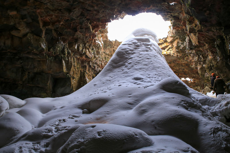 Raufarhólshellir - tunel lawowy na Islandii