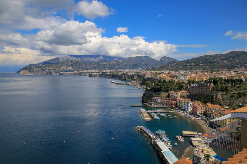 Sorrento - widok z punktu widokowego przy hotelu Settimo Cielo