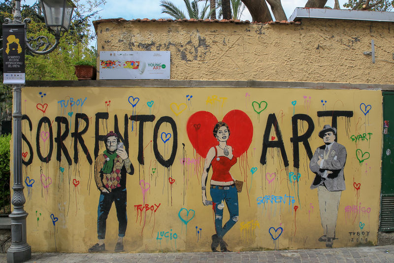 Street art w Sorrento