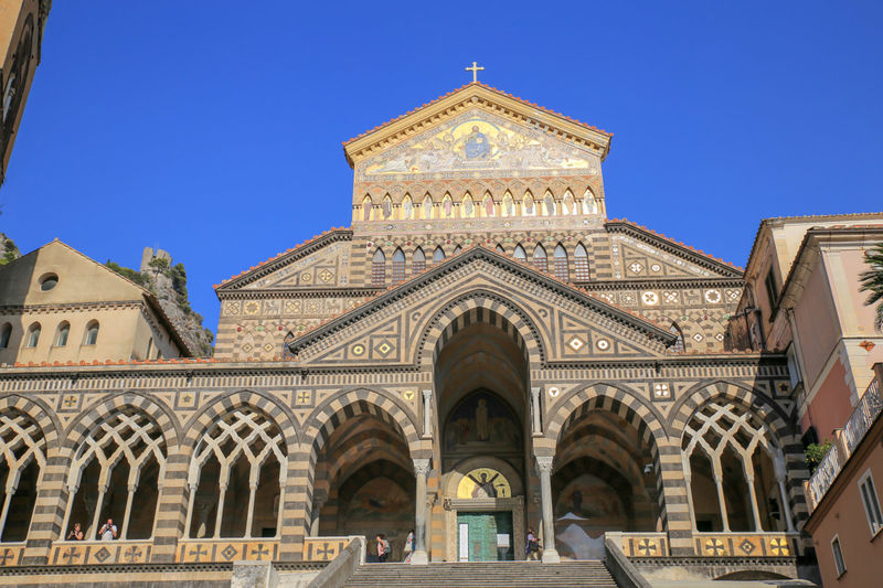 Atrakcje Amalfi - fasada katedry
