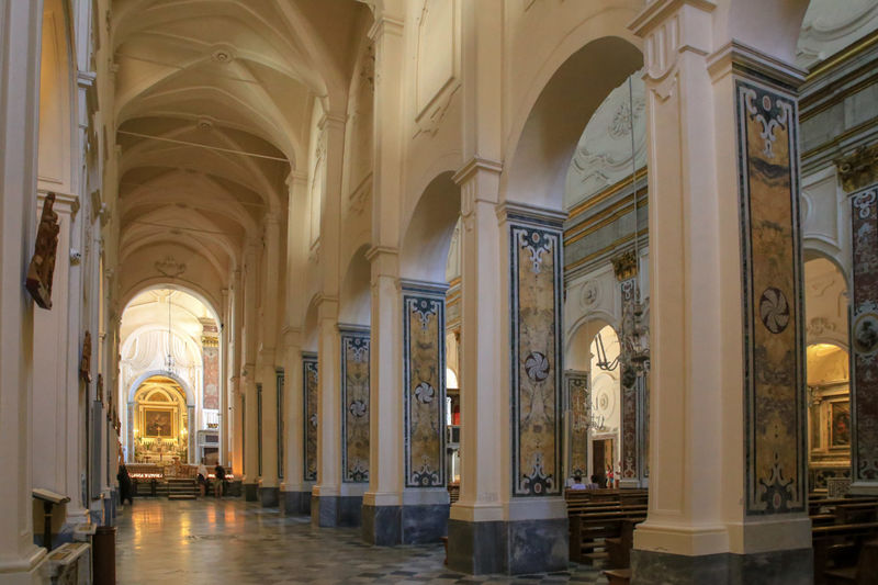 Atrakcje Amalfi - wnętrze katedry