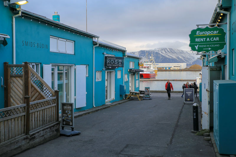 Spacer po porcie - Reykjavik