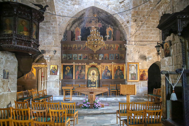 Wnętrze kościoła Agia Kyriaki - Pafos