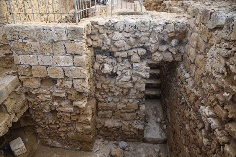Podczas zwiedzania zamku w Pafos
