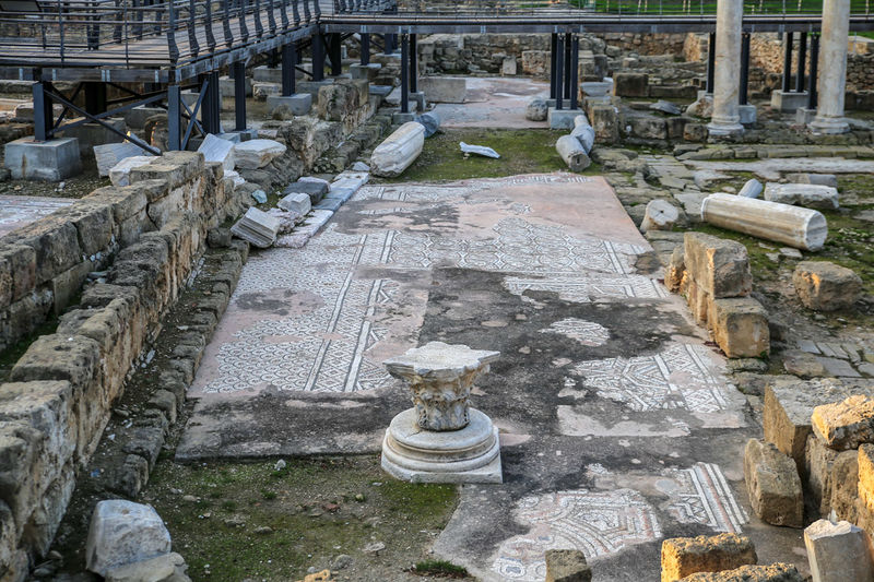 Ruiny wczesnochrześcijańskiej bazyliki Chrysopolitissa - Pafos