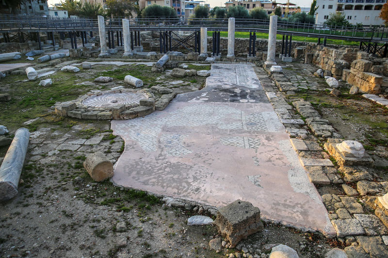 Ruiny wczesnochrześcijańskiej bazyliki Chrysopolitissa - Pafos