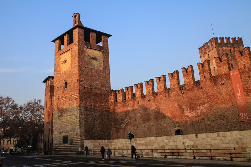 !Zamek Castelvecchio w Weronie