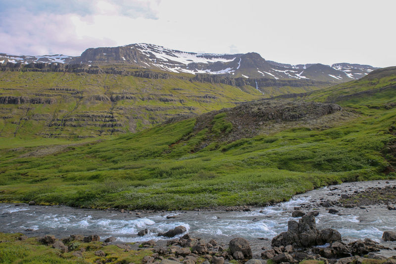 Okolice wodospadu Gufufoss - Islandia