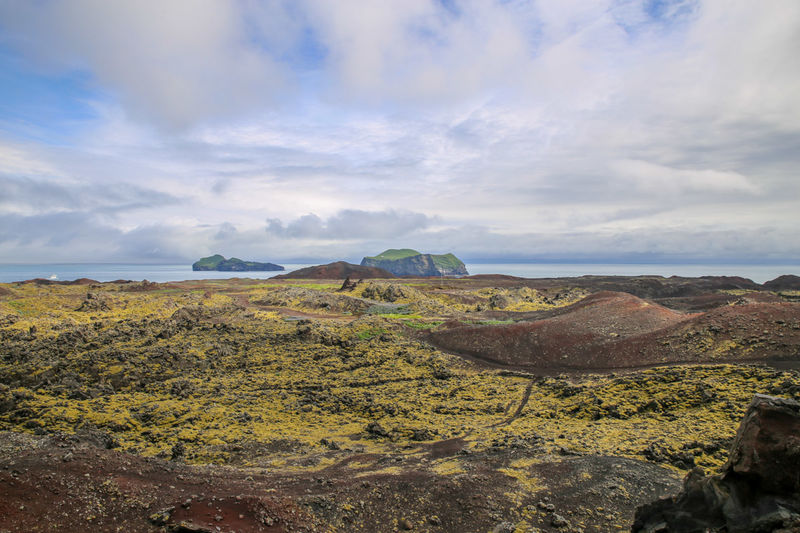 Spacer po wulkanie Eldfell na wyspie Heimaey (Islandia)