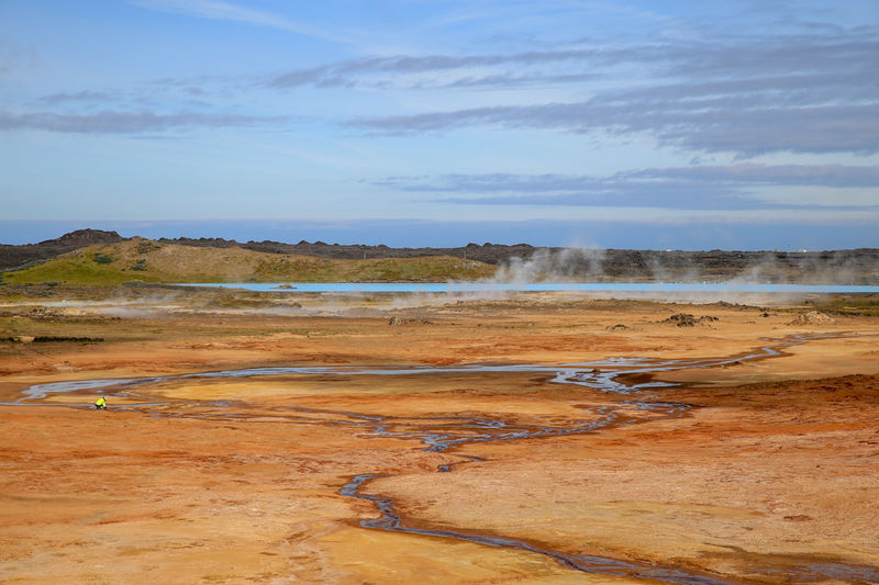 [Obszar geotermalny Gunnuhver - Półwysep Reykjanes, Islandia]