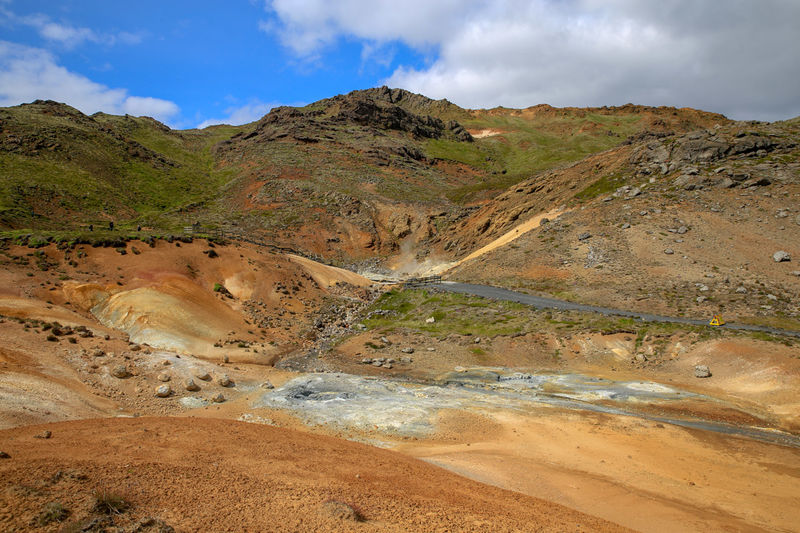 Obszar geotermalny Seltún - Islandia