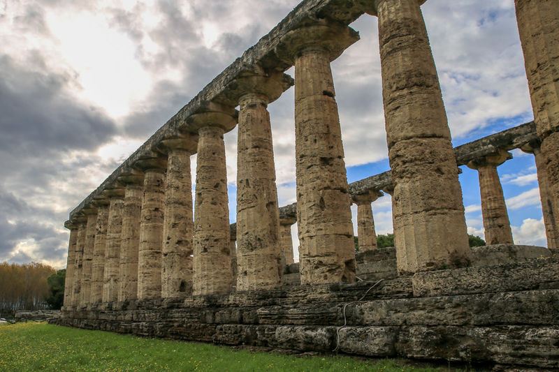 Świątynia Ateny - Tempio di Atena - stanowisko archeologiczne Paestum