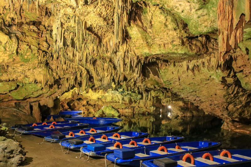 !Jaskinia Glifada - jedna z jaskiń Diros (Peloponez, Grecja)
