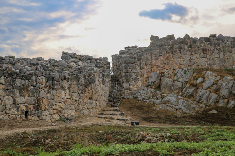 !Tyryns - ruiny mykeńskiej cytadeli (Peloponez, Grecja)