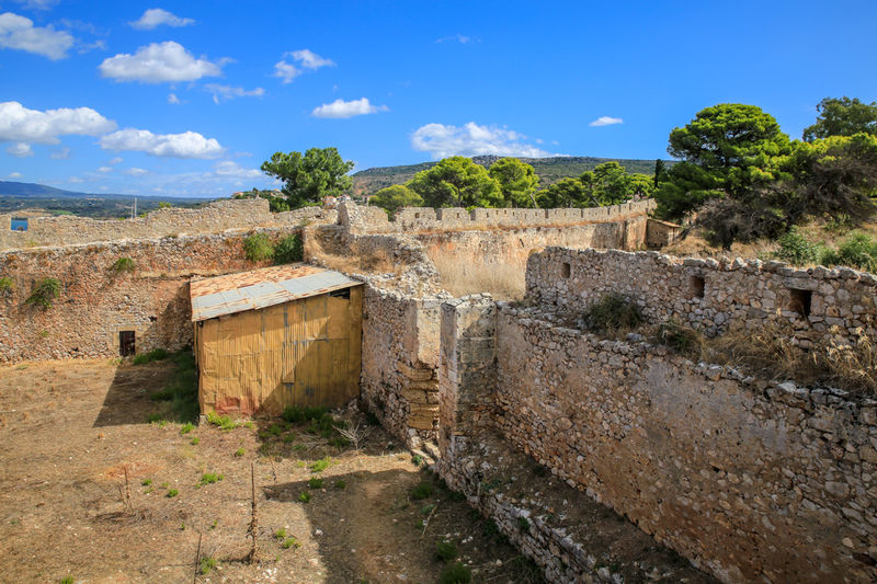 Zwiedzanie zamku Niokastro w Pylos (Peloponez, Grecja)