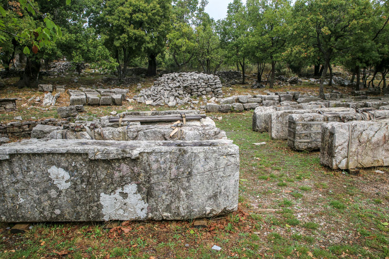 !Stanowisko archeologiczne przy Świątyni Apollina w Bassaj (Peloponez, Grecja)