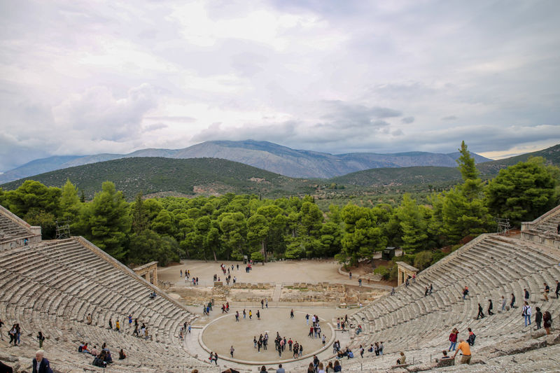 !Teatr w Epidauros (Peloponez, Grecja)