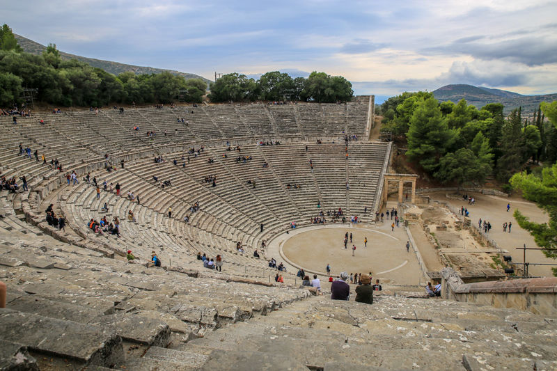 [Teatr w Epidauros (Peloponez, Grecja)]