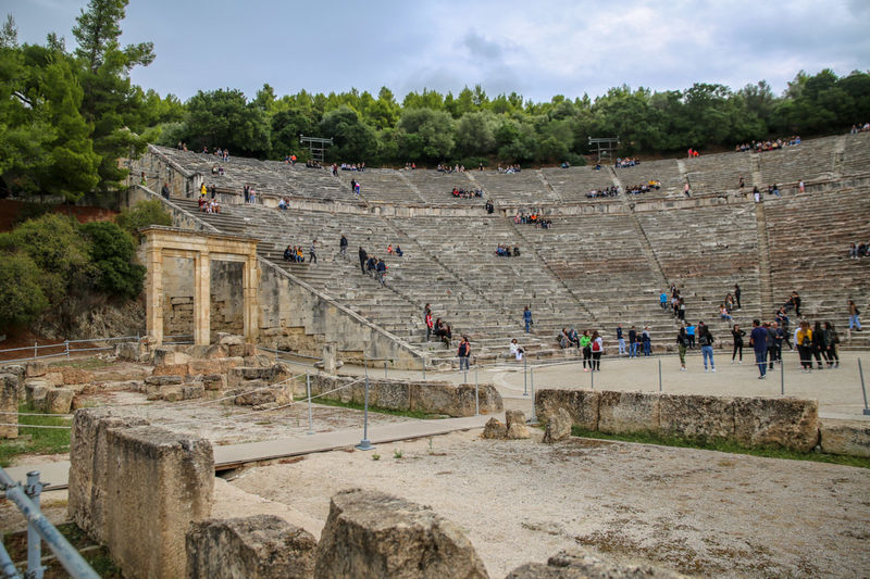 Teatr w Epidauros (Peloponez, Grecja)