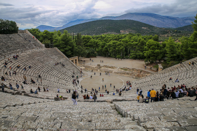 Teatr w Epidauros (Peloponez, Grecja)