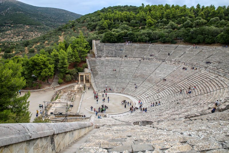 Teatr w Epidauros (Peloponez, Grecja)