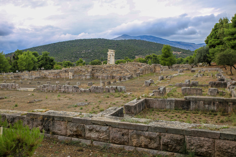 !Stanowisko archeologiczne Sanktuarium Asklepiosa w Epidauros (Peloponez, Grecja)