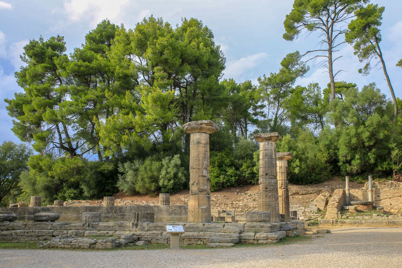 !Świątynia Hery - zwiedzanie stanowiska archeologicznego w Olimpii (Peloponez, Grecja)