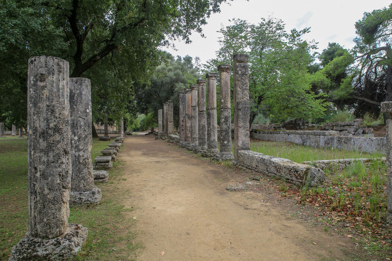 Palestra - stanowisko archeologiczne w Olimpii (Peloponez, Grecja)