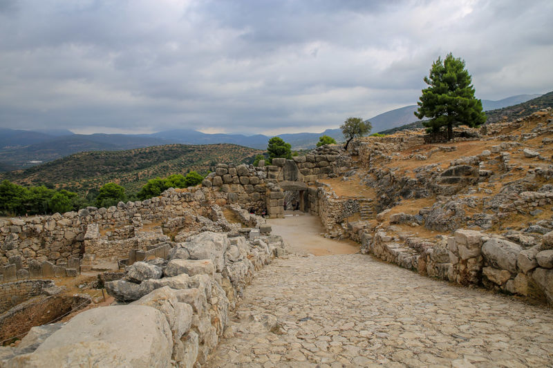 Mykeny - stanowisko archeologicznego (Peloponez, Grecja)