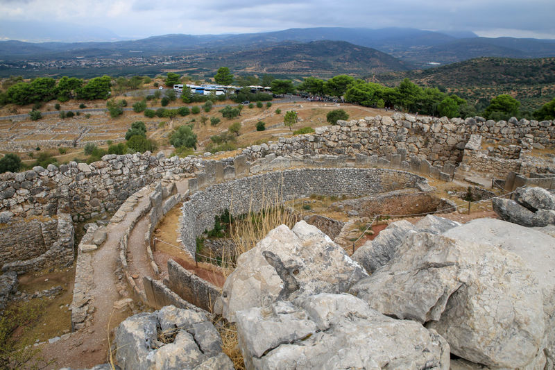 Mykeny - stanowisko archeologicznego (Peloponez, Grecja)