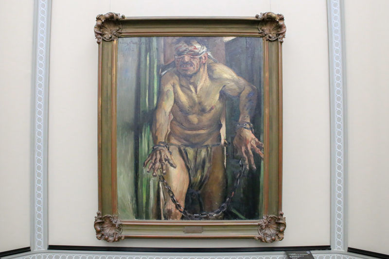 Oślepiony Samson, Lovis Corinth - Stara Galeria Narodowa (Alte Nationalgalerie) - Wyspa Muzeów w Berlinie