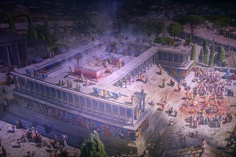 !Panorama antycznego Pergamonu (Pergamonmuseum. Das Panorama) - Wyspa Muzeów w Berlinie